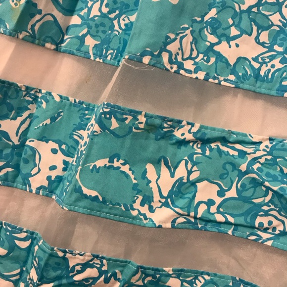 Lilly Pulitzer blue she’s a fox Ollie dress size 14 - Picture 9 of 10